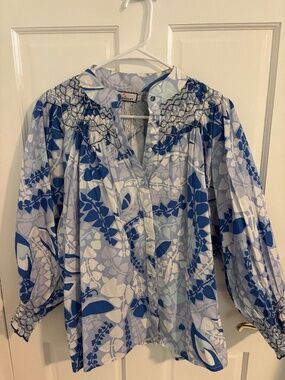 Cotton poplin blouse